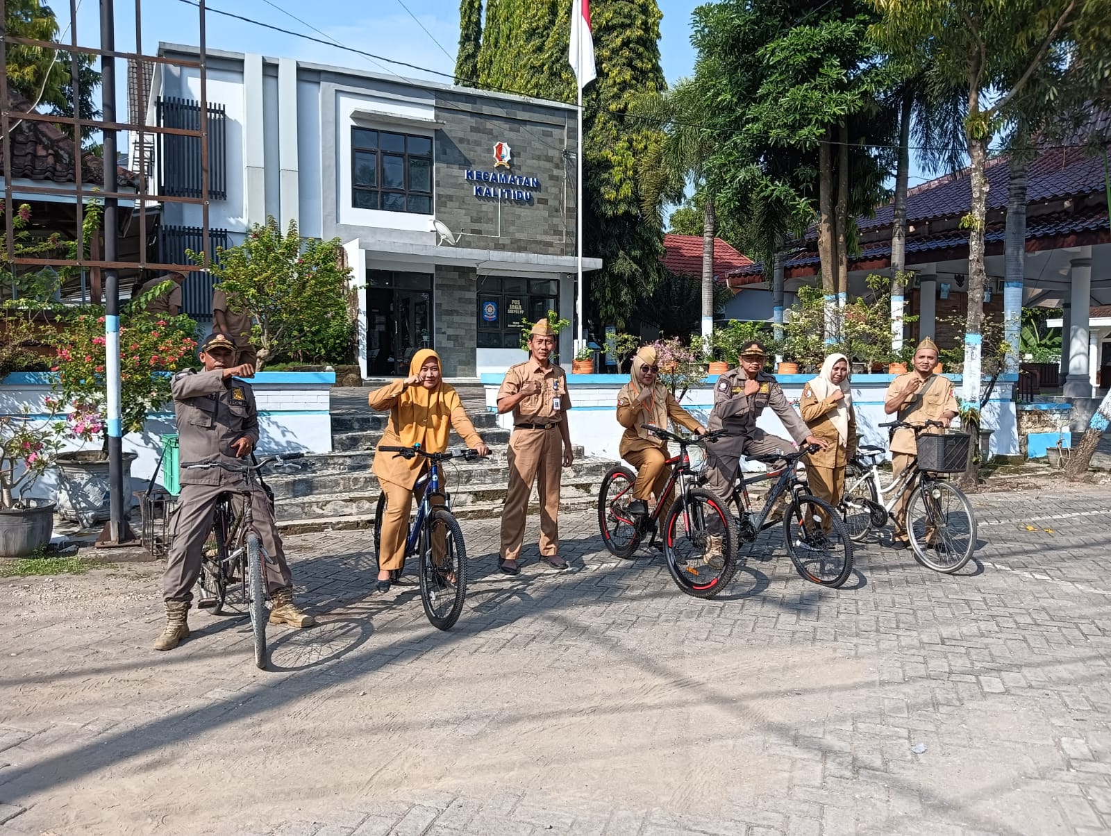 Gerakan Bike to Work Kecamatan Kalitidu