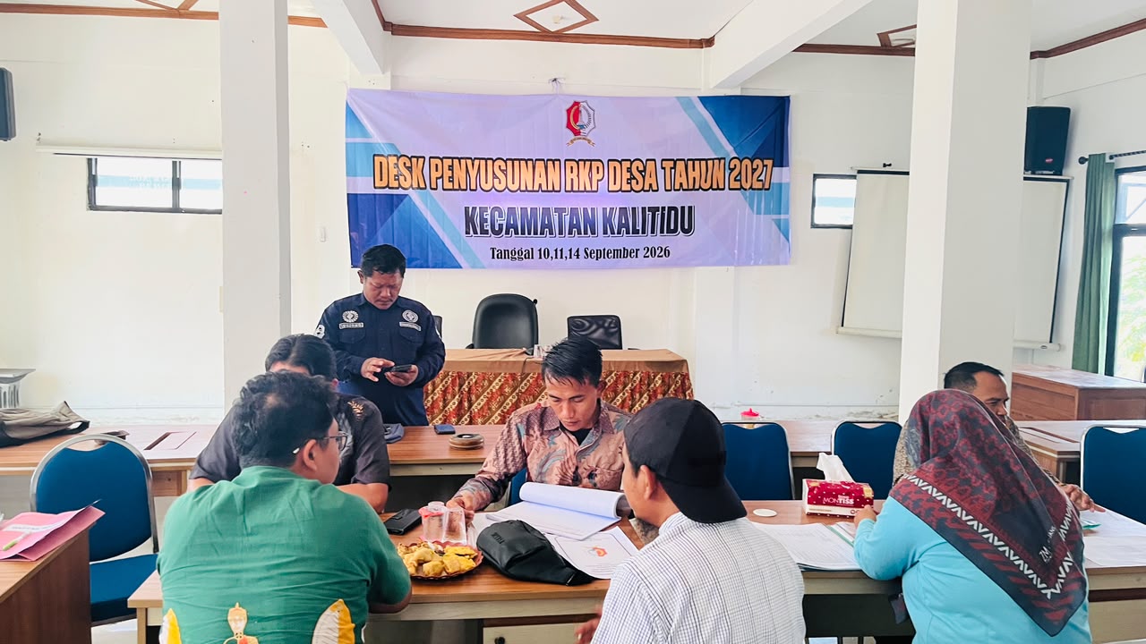 Desk Penyusunan RKP Desa Tahun 2027  Kecamatan Kalitidu